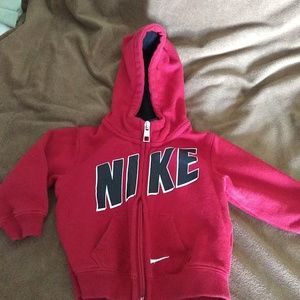 Nike zip up sweatshirt